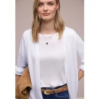 STREET ONE Cardigan bestehend aus einem Materialmix