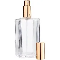 Fantasia Beauty Parfümzerstäuber Tischzerstäuber eckig, für 100 ml, Zerstäuber goldfarben (1 St), Parfüm-Zerstäuber