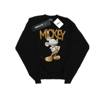 Disney - "Mickey Mouse Gold Statue" Sweatshirt für Herren (Schwarz)