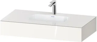 Duravit Qatego Einbauwaschtisch mit Konsole Weiß Hochglanz 1000x550x170 mm - QA4691022220000 QA4691022220000