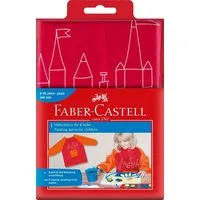Faber-Castell Wasserfarbe Faber-Castell Malschürze für Kinder Farbe rot/orange