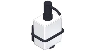 Giese Seifenspender Wandmodell schwarz matt, 21014-14 21014-14
