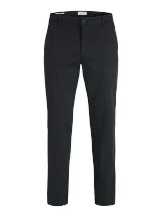 JACK&JONES - JPSTOLLIE VANCE CHINO NOOS Black - Gr. - 34