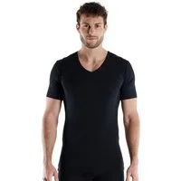 bugatti Unterziehshirt BUGATTI Herren Shirt schwarz uni (1-St)