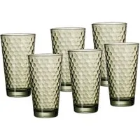 Ritzenhoff & Breker Longdrinkglas Favo, 6-teilig, 6-tlg., Glas, 6er Set, je 350 ml