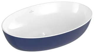 Villeroy & Boch Aufsatzwaschbecken Artis 610x410mm Oval ohne Überlauf Deep Ocean 419861BCS4