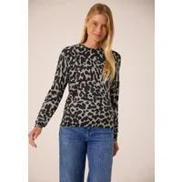STREET ONE STUDIO Rundhalspullover aus softem Materialmix