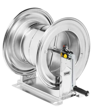 ELMAG Manueller Schlauchaufroller Edelstahl Serie 540, Luft und Wasser - 44505