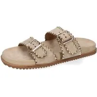 Melvin & Hamilton Eve 1 Leder-Pantoletten für Damen Pantolette Plateausohlen, Echtes Leder