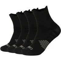 Camano Kurzsocken function (4-Paar) mit verstärkter Ferse und Spitze, Fußgewölbe-Stütze, gepolsterte Sohle