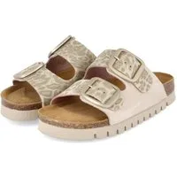 Beliana Beliana 2502/12326/89/Nb.Lino/Tarun 2 Damen Rauleder beige Pantolette