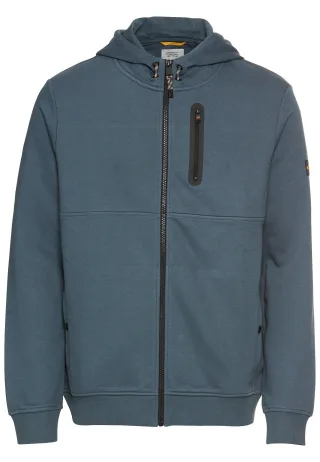 camel active - Sweatjacke mit Kapuze tinted blue - Gr. - M