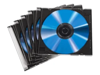 Hama Slim Jewel Case für Speicher-CD | 00051269 | Kapazität: 1 CD - Schwarz