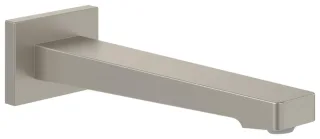Villeroy & Boch BWnauslauf Architectura Square 75x55 x224mm Wandmontage Brushed Nickel Matt TVT12500200064