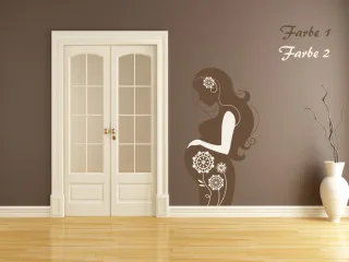 Wandtattoo "neues Leben" zweifarbig