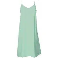 Guru-Shop Midikleid Midikleid, Sommerkleid, Trägerkleid - salbei alternative Bekleidung