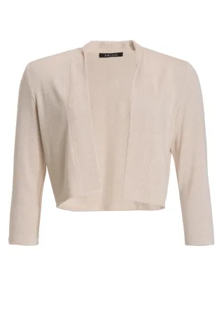 SWING - Weiches Bolero-Jäckchen golden beige - Gr. - XL