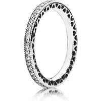 Pandora Silberring Damen-Unendliche Herzen