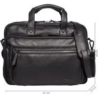 STILORD Aktentasche "Walt" Vintage Aktentasche Leder Herren Damen