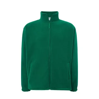 JHK - Fleecejacke Durchgehender Reißverschluss für Herren (Irisches Grün)