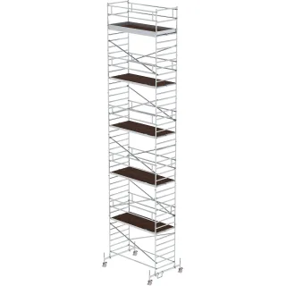 Munk Rollgerüst 1,35 x 3,0 m mit Fahrbalken und Doppel-Plattform - 175136