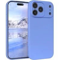 EAZY CASE Handyhülle für Apple iPhone 17 Pro Max Hülle Silikon 6,9 Zoll, Silikon Schutzhülle mit Kameraschutz kratzfest Back Cover Ultramarin