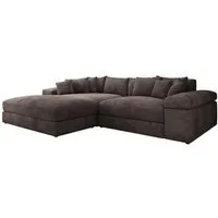 Luxusbetten24 Sofa Designer Sofa Bernardo, mit breiter Ottomane