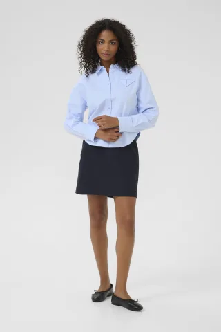 Langarm - Hemd KAosita Loose fit blue