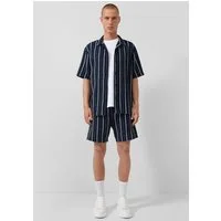 QS Shorts Bermuda Gestreifte Jogger-Shorts