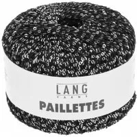 LANG YARNS PAILLETTES Häkelwolle, 112 m (25 Gramm), glänzendes Effektgarn mit Pailletten von Lang Yarns