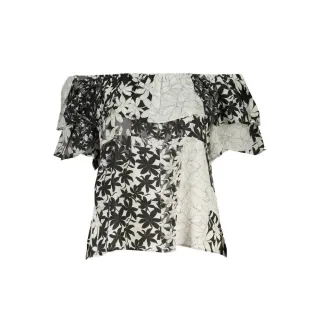 Blumiges Off-Shoulder-Top De29219