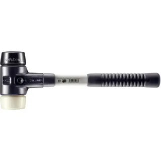 HALDER SIMPLEX - Schonhammer mit verstärktem TE-Gehäuse und Fiberglasstiel, Gummikomposition / Nylon - 3728.060