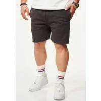 BEHYPE STUDIOS Sweatshorts im lockeren Relaxed-Fit aus 100% Baumwolle für Herren Kurze Hose Sporthose Sommershorts mit elastischem Gummibund