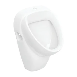 Geberit Aller Urinal 236600000 weiß, Zulauf oben, Abgang hinten/unten