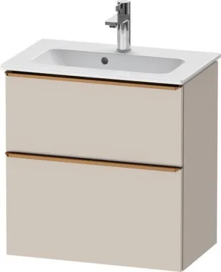 Duravit D-Neo Waschtischunterbau wandhängend Taupe Matt 610x372x625 mm - DE4368004910000 DE4368004910000