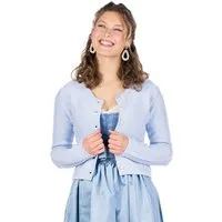 Hammerschmid Trachtenjacke Trachten Strickjacke - LUGANO - hellblau, hellgrün