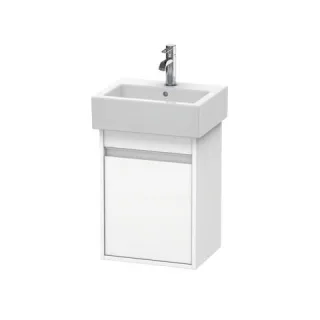 Duravit Ketho Waschtischunterbau wandhängend Weiß Matt 400x320x550 mm - KT6630R1818 KT6630R1818