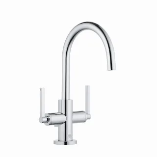 Kludi NOVA FONTE Waschtischarmatur PURISTIC Einlochmontage chrom, 201180515 201180515