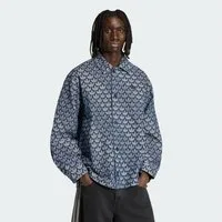 adidas Originals Jeanshemd HEMD MIT MONOGRAMM AUS DENIM (1-tlg)