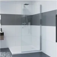 IMPTS Walk-in-Dusche Glaswand Dusche, glas, (70-100 x 185/195 cm, Begehbare Duschabtrennung, 6mm ebenerdig Glastrennwand), Glas Duschabtrennung Duschkabine