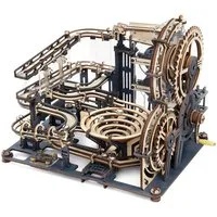 ROKR 3D-Puzzle Murmelbahn / Kugelbahn "Marble Night City", 294 Puzzleteile