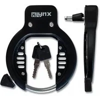 lynx Rahmenschloss Fahrradschloss Rahmenschloss56mm breite Öffnung 2 Schlüssel schwarz
