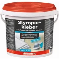 decotric® Dispersionskleber Styroporkleber 4 kg Renoviervlieskleber