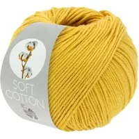 LANA GROSSA SOFT COTTON Häkelwolle, 140 m (weiches, vielseitiges Garn für höchsten Tragekomfort), 50 g