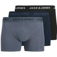 Jack & Jones Junior Trunk JACJEREMIAH SOLID TRUNKS 3 PACK JNR (3er-Pack) mit Logobund