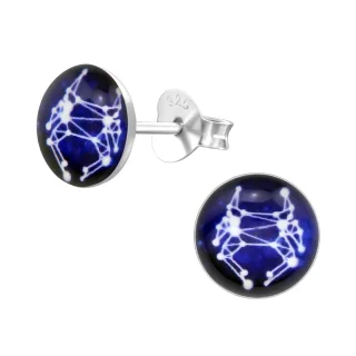Krebs Sternzeichen Ohrringe aus 925 Silber