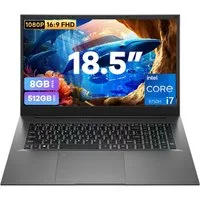 MENGHU 18,5 Zoll Multimedia-Laptop Intel Core i7 Fingerabdruck 512GB SSD Notebook (Intel® Core™ i7-9750H, 8 GB, 512 GB SSD, 6-core CPU)