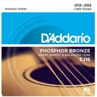Daddario Saiten, A-Git.Saiten EJ16 12-53 Phosphor Bronze - Westerngitarrensaiten
