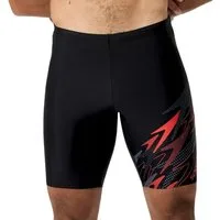 Speedo Badehose Speedo Herren Medley Logo Jammer Schwimmshort – 8-11355003 schwarz
