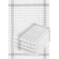 Betz Geschirrtuch Set 50x70cm Geschirrtücher BW, (Set, 5-tlg., Geschirrtücher Küchentücher Handtücher), extrem strapazierfähig saugstark trocknergeeignet Gastronomiequalität